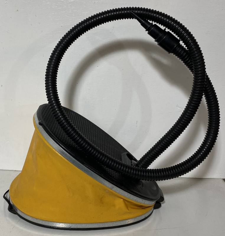 Manual Foot Pump Inflator for pool toys Air beds Vintage