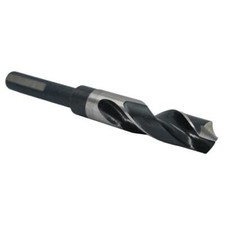 1-1/4 Reduced Shank HSS Drill Bit 1/2 Shank 3-Flat Shank