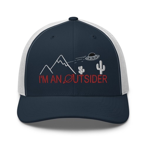 Alien UFO I'm an Outsider Trucker Hat for Men Women - Bild 12 von 25
