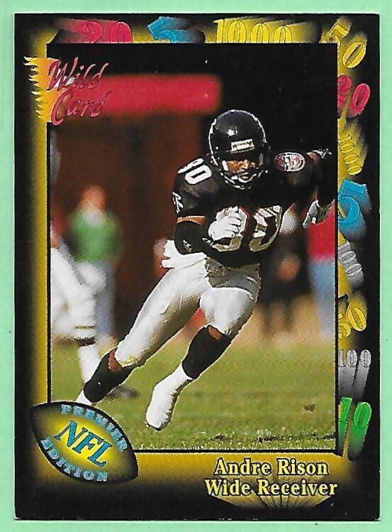 1991 Wild Card Premier Edition Football Andre Rison #71 Falcons👍