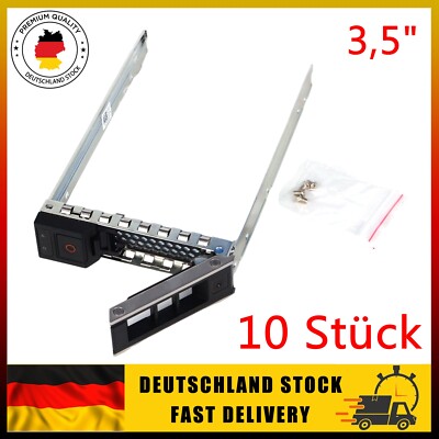 10* X7K8W /0X7K8W 3.5'' SAS SATA Drive Tray Caddy For Dell Gen14 R540 R640 R740