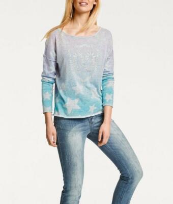 BEST CONNECTIONS DAMEN PULLOVER PULLI LANGARM RUNDHALS FEINSTRICK ROSA NEU