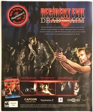 Resident Evil Dead Aim - PS2 - Vintage Original Print Ad/Poster Promo Art 2003