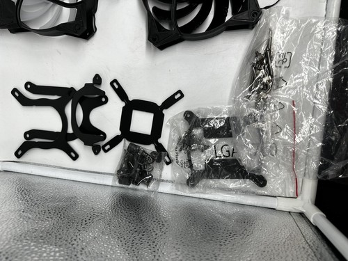 READ MAG CoreLiquid 360R V2 - AIO ARGB CPU Liquid Cooler NEW- 2 Fans NEW 1 Used - Photo 8/9