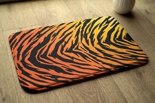 Bathroom Rug Anti-Slip Super Soft Absorbent - 90x60 cm - Tiger stripes