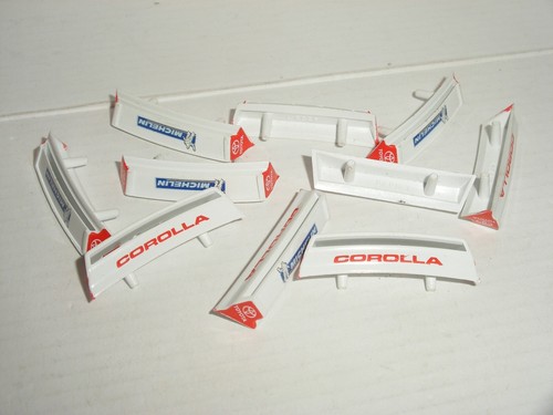 Scalextric - Heckflügel - 10x Toyota Corolla "Michelin" - NEU