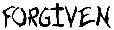 FORGIVEN Vinyl Decal, Bumper Sticker, Christian Decal for Car, Windows, Outdoors