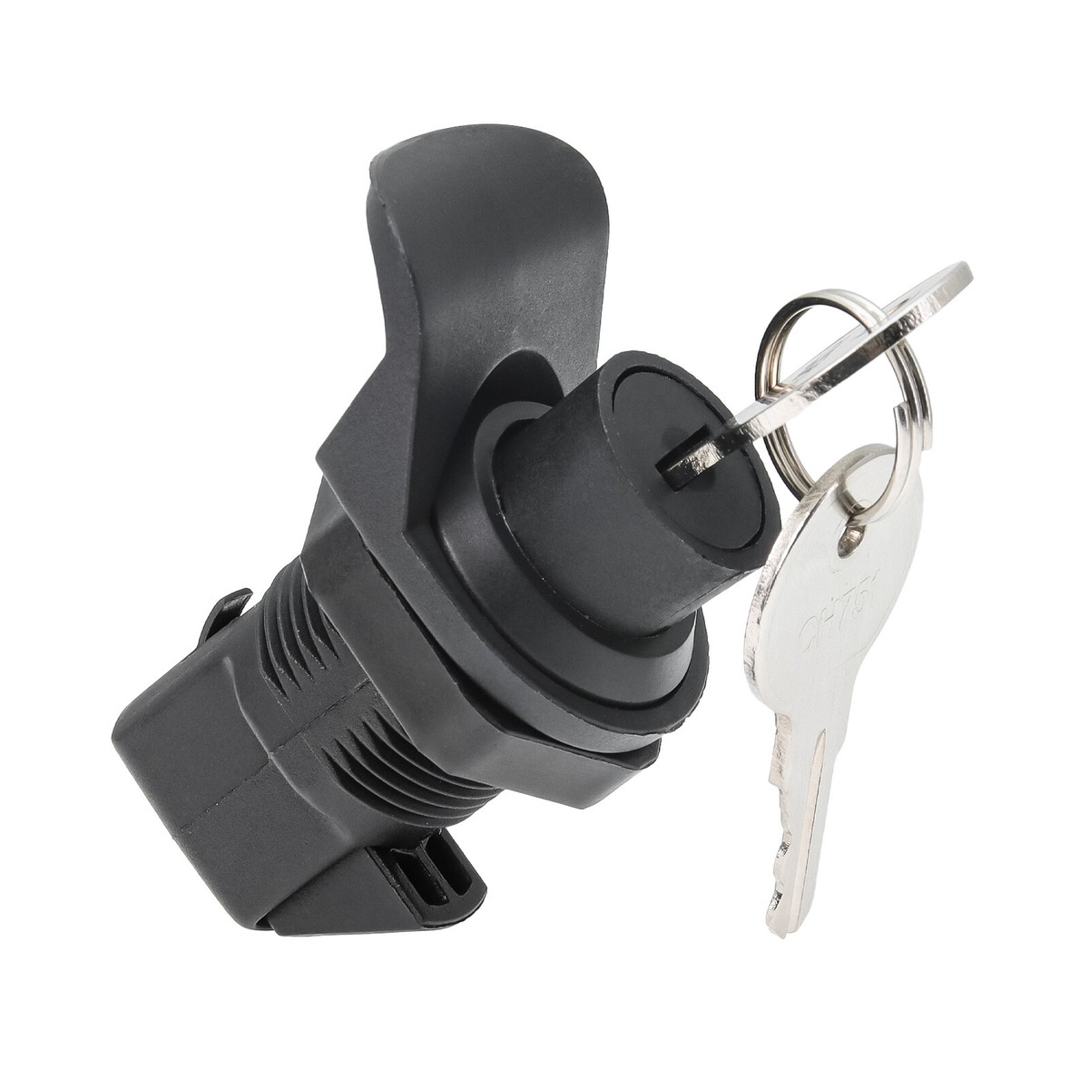 Push Button Latch Replacement For SeaRay 873745 & 93-303 – Boat/Motorcycle Glovebox Lock With 2 Keys & Metal Buckle