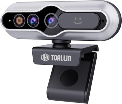 2K QHD-Webcam mit Windows Hello, Mikrofon, Gesichtserkennung usw