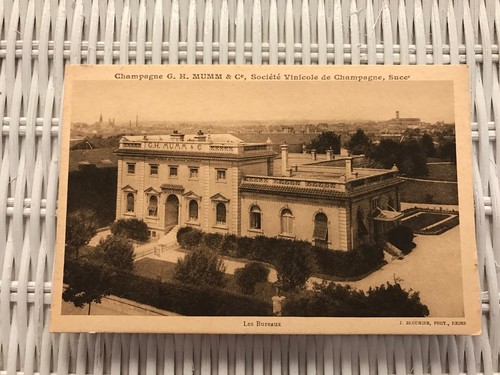 3 Champagne vintage G.H. Cartoline Mumm, L' Emballage, Les Celiers, Les Bureaux - Foto 6 di 7