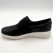 Women's Clarks Kayleigh River Slip-On Loafers, Black | Taupe Animal, MSRP $64