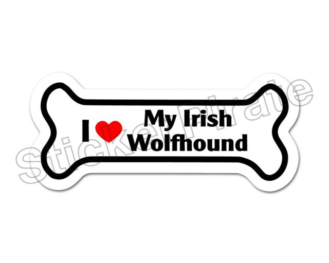 got irish wolfhound Sticker Die Cut Decal vinyl 2x