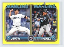 2024 Topps Update #US185 Jhonny Pereda / Emmanuel Ramirez Yellow
