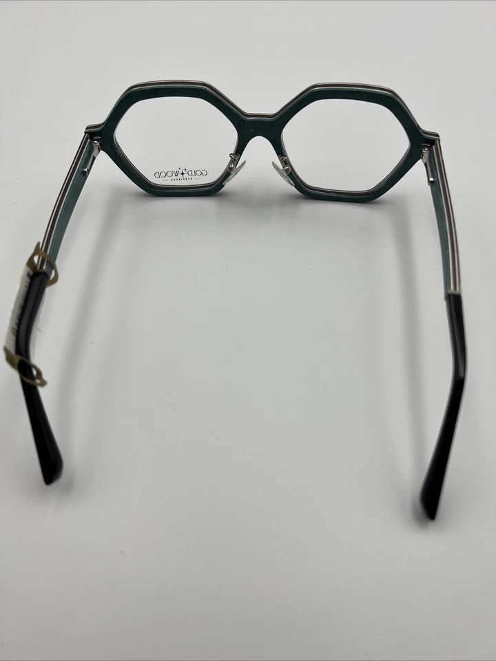 Gold & Wood Luxembourg Themis01-Mg 53[]15-140 180 Luxembourg Eyeglasses Frames - Image 4 of 4
