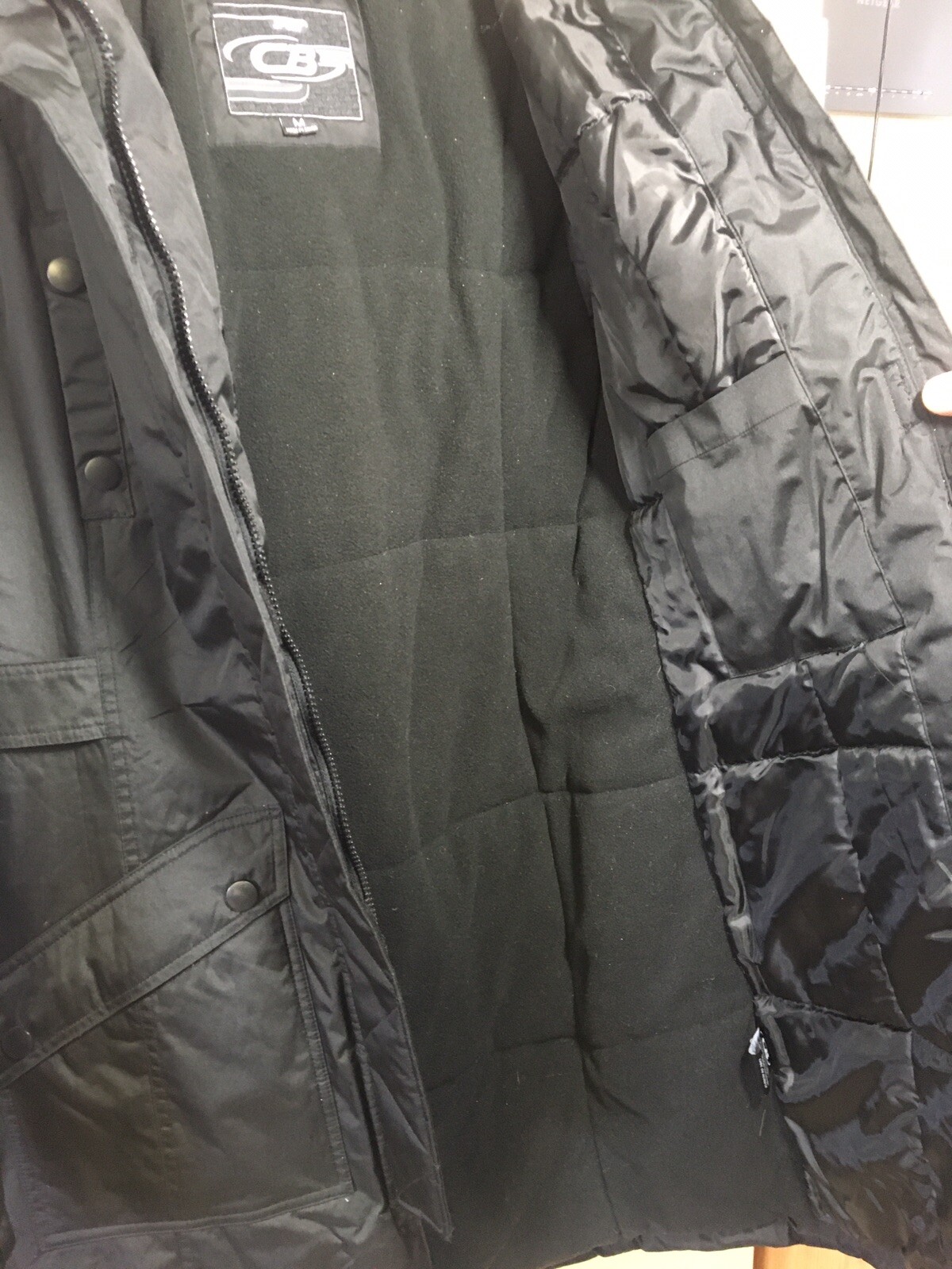 CB Sports Black Long Ski Jacket Mountain Expedition w… Gem