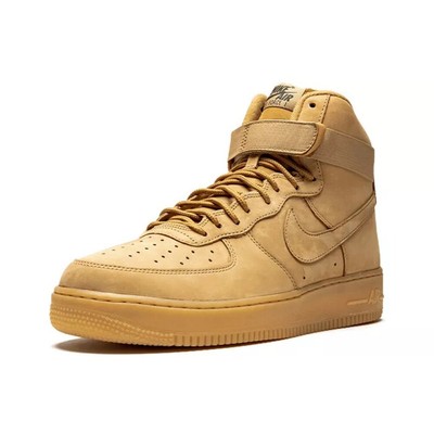 Nike Air Force 1 Flax anti-slip wear-resistant High-top 