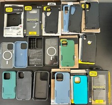 LOT OF 19 OTTER BOXES FOR SAMSUNG GALAXY AND APPLE IPHONES- OPEN BOX