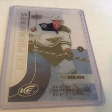 15-16 2015-16 UPPER DECK ICE GUSTAV OLOFSSON ICE PREMIERES ROOKIE /999 163 WILD