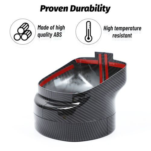 Cubierta de la base del volante de fibra de carbono para Dodge Durango 2011+ accesorios - Imagen 5 de 8