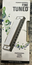 NEW PROTOCOL FINED TUNED HARMONICA BLUES,ROCK,COUNTRY FOLK AND JAZZ SEALED