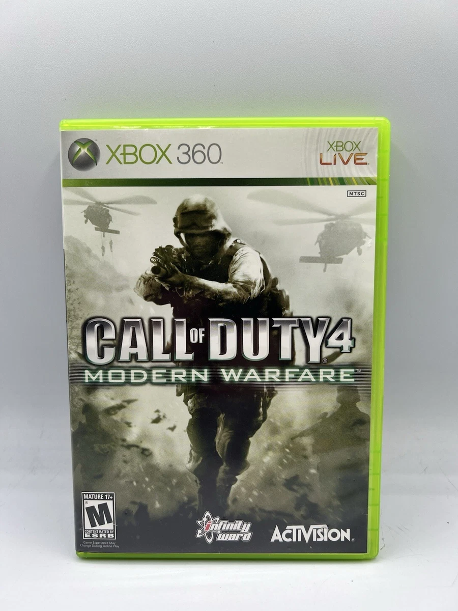 Call of Duty 4 Modern Warfare Microsoft Xbox 360 Video Games for
