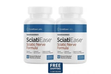 2pack New SciatiEase Labs Sciati Ease Sciatic Nerve Formula 120 Capsules
