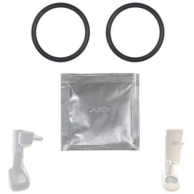 2x Dichtung O-Ring + Fett für Aarke Carbonator II ,3 , Pro zw. C02 Fl. zu  Carb.