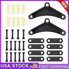 SPARKWHIZ Tandem Trailer Axle Shackle Kit Heavy Duty For Double Eye Spring US