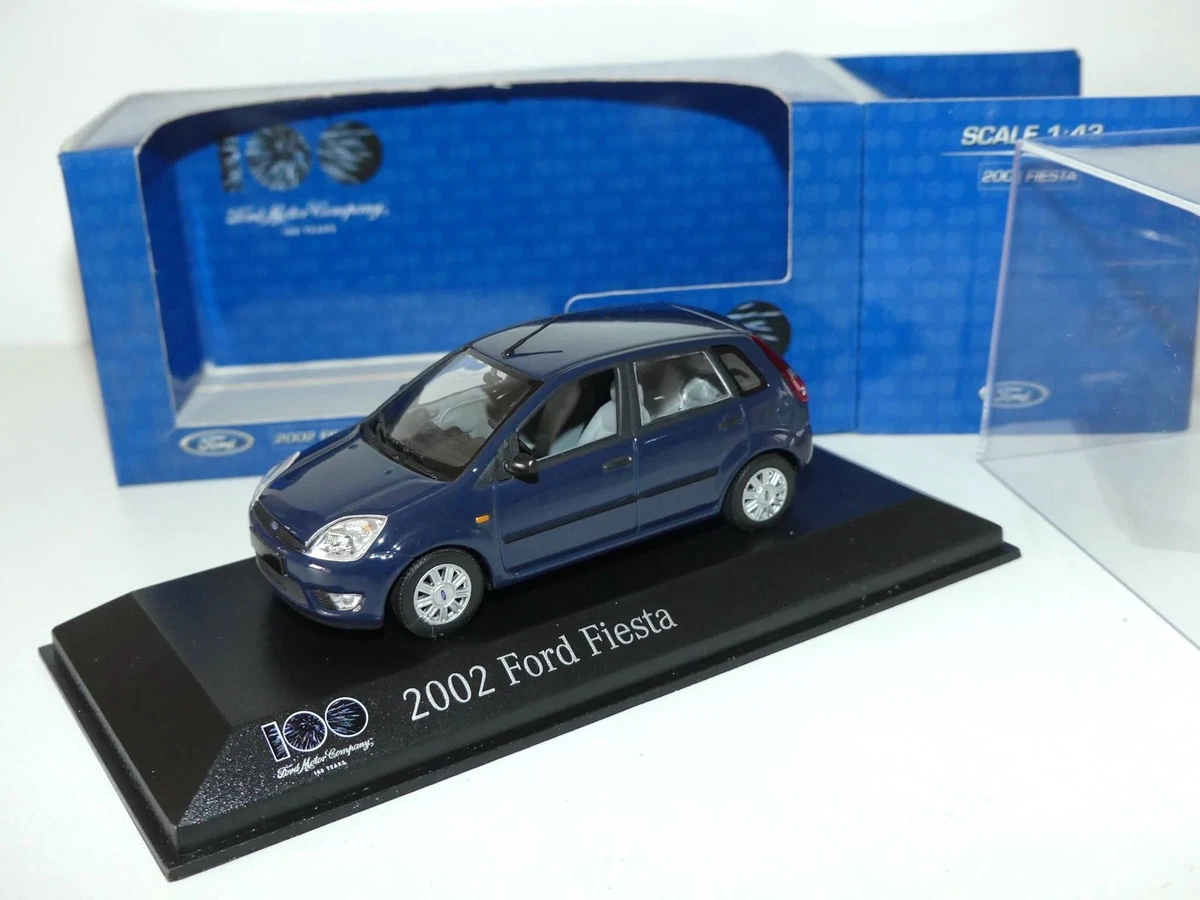 Minichamps 1:43 Ford Fiesta 2001 5-türig schwarz metallic ohne OVP KMA10