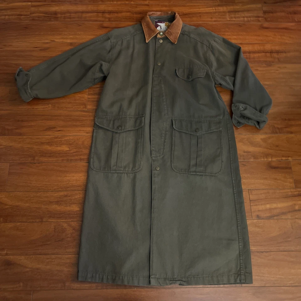 Structure Expedition Gear Duck Long Coat Jacket Men’s S Workwear Outdoor Green - Image 4 of 4