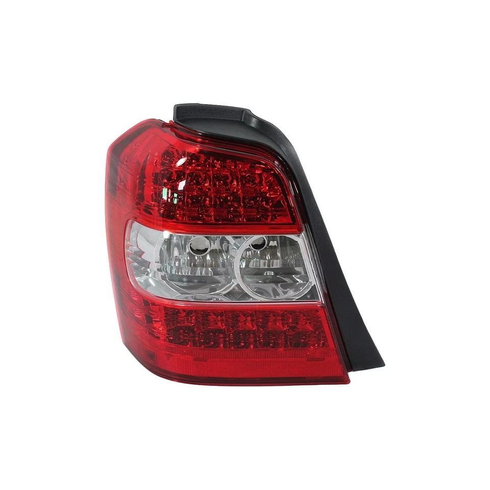 Juego de luces traseras halógenas para Toyota Highlander Hybrid 2006-2007 transparente/rojo 2 piezas Foto 2 de 4