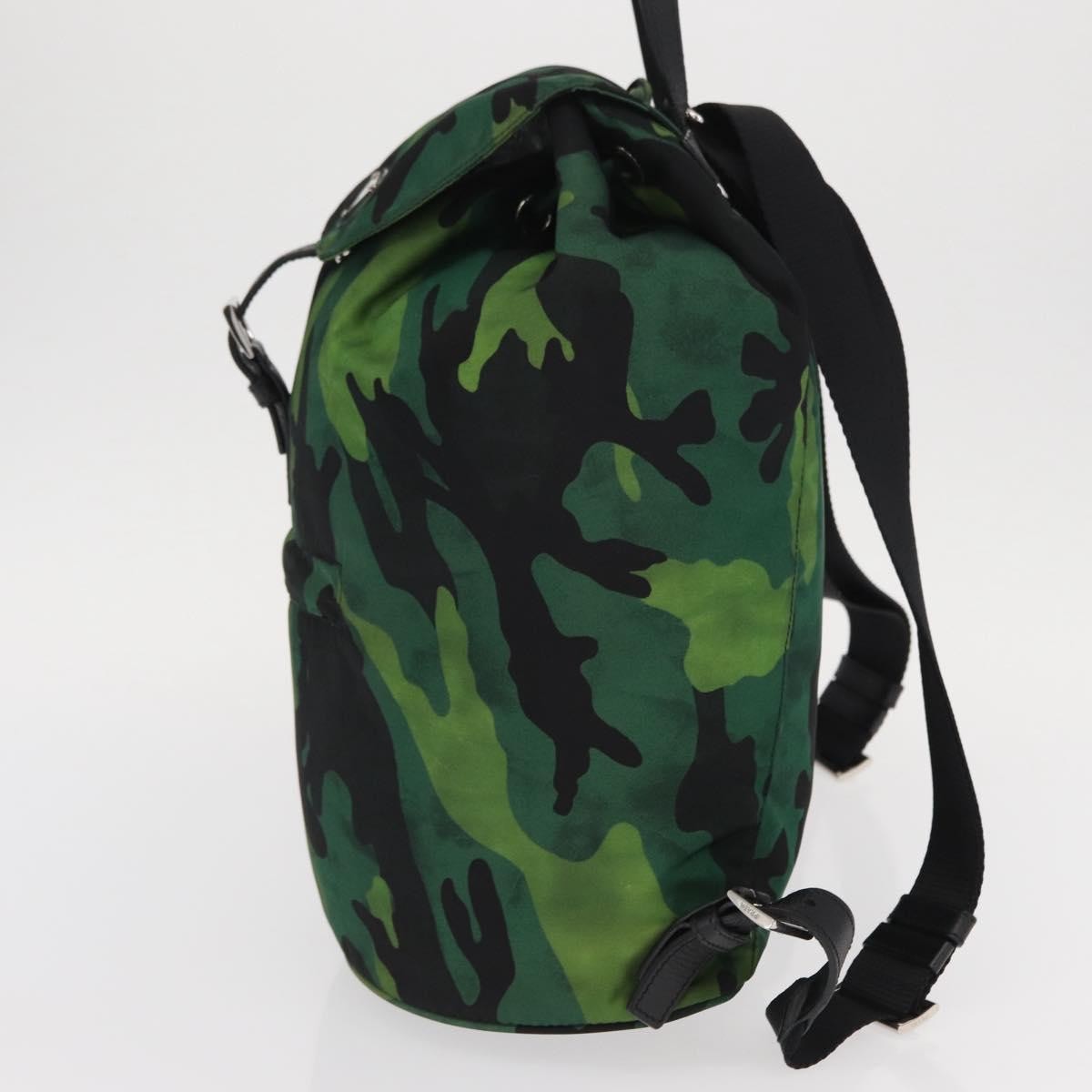 Prada Camouflage Backpack Tessuto Green Nylon Backpack | eBay display picture 2