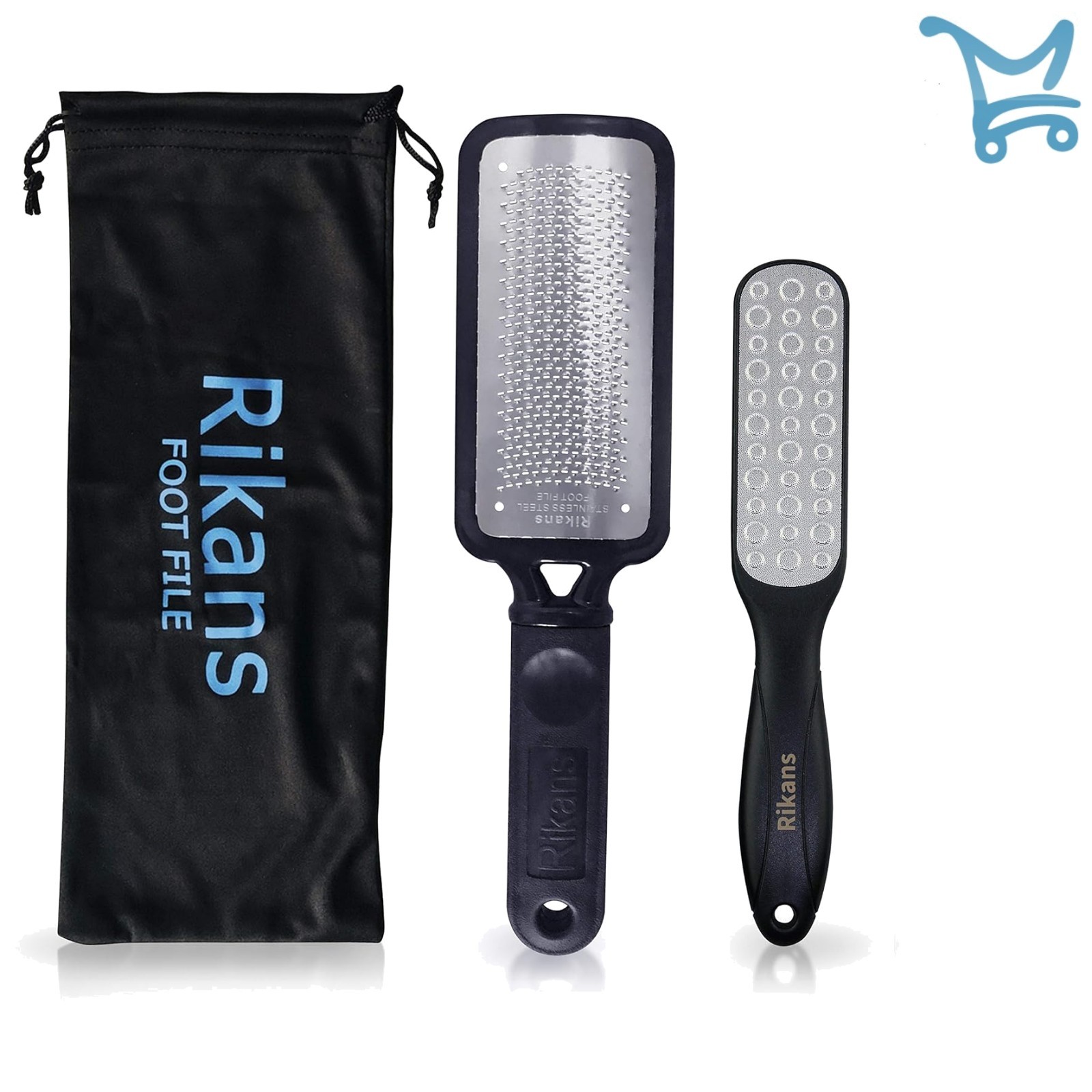 Foot File Stainless Steel Coarse Pedicure Tool Callus Remover for Hard Skin