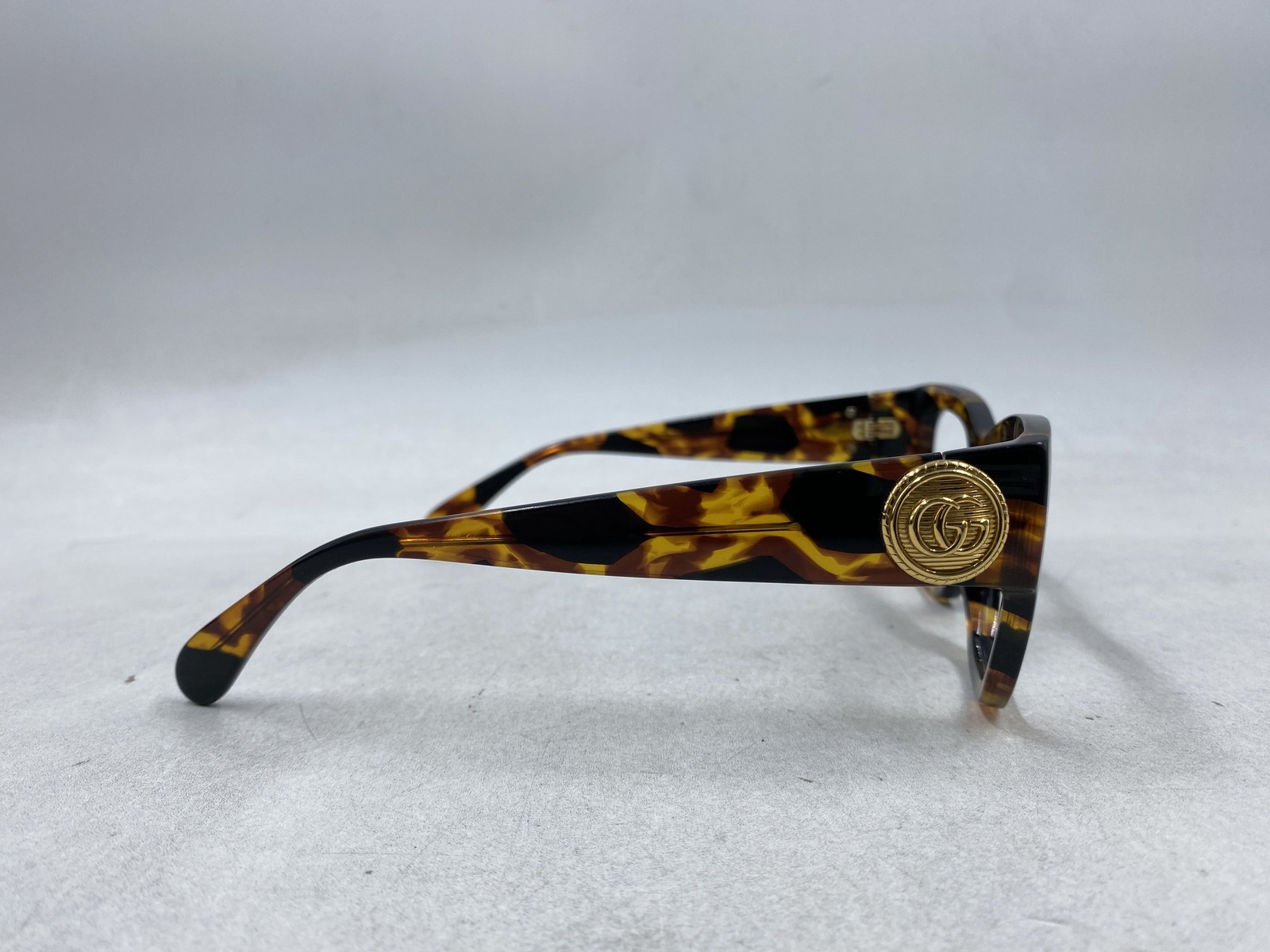 Gucci Multicolor Tortoise Rectangle Frame Eyewear… - image 5