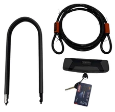 ABUS Granit 540 11” D-58292 U-Lock w/ 2 Keys + Code Card + Cable