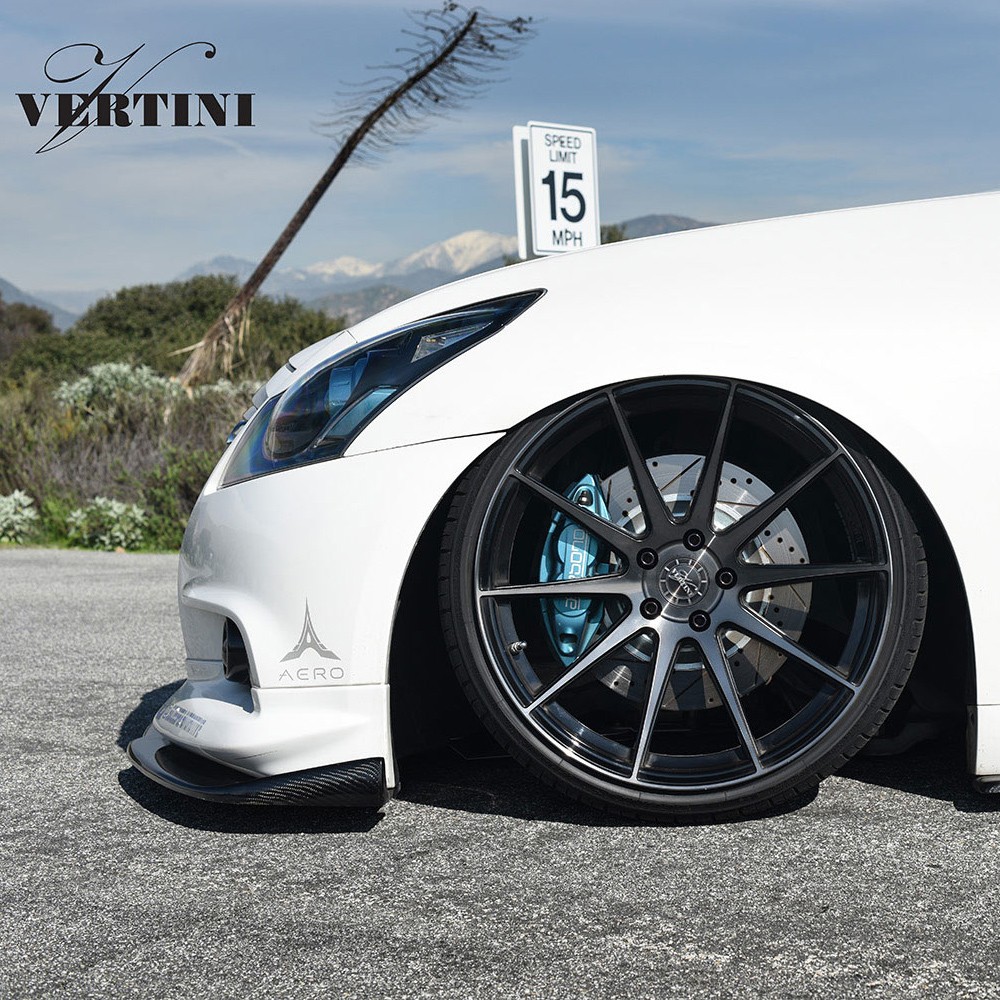 22" VERTINI RF1.3 BLACK FORGED CONCAVE WHEELS RIMS FITS MASERATI QUATTROPORTE
