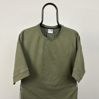 Puma women s essential tee with logo in Green Uk size 12