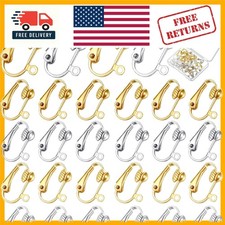 Versatile Clip-On Earring Converters in 4 Colors   Perfect for Non-Pierced Ears