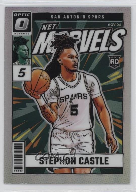 2024 Panini Donruss Optic Net Marvels Holo Prizm Stephon Castle Rookie RC 11nu