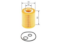 Bosch ÖLfilter 1 457 429 199 Filtereinsatz FüR Opel Combo Corsa Astra Meriva EU