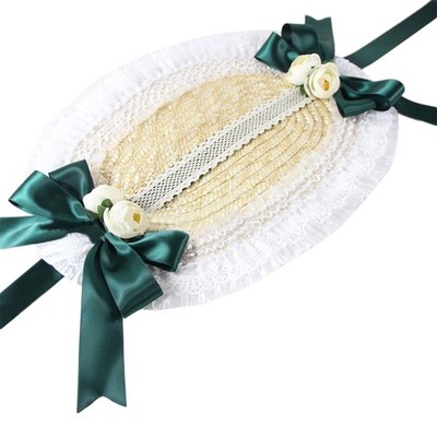 Handwoven Straw Decorative Hat Cap Multifunction Party Background Decoration