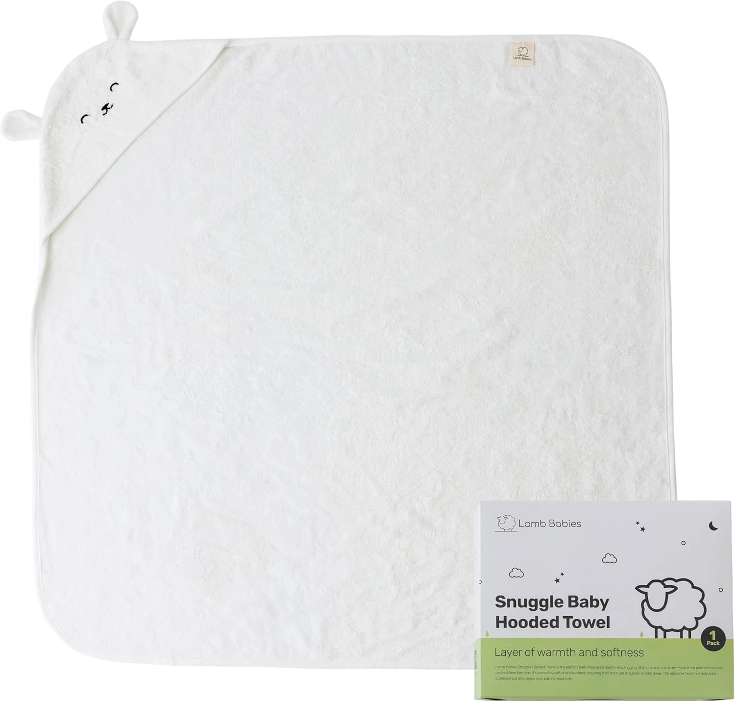 Snuggle Hooded Bamboo Baby Towel, Ultra-Soft Bamboo Viscose for Warmth and Quick
Opens in a new wind