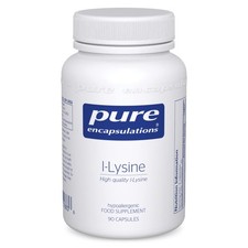 Pure Encapsulations L-Lysin 500mg - Hypoallergen 90 Stück (1er Pack) 