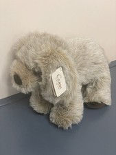Vintage Russ Berrie Homer Puppy Dog Stuffed Plush Caress Soft Pet Brown New