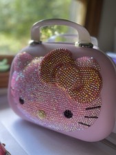 Hello Kitty BLING Travel Hard Shell Case/Beauty Organizer/Personal Item Carry On