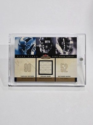 2003 Fleer Mystique ''Rare Finds''  Julius Peppers, Brain Urlacher, Ray Lewis |...