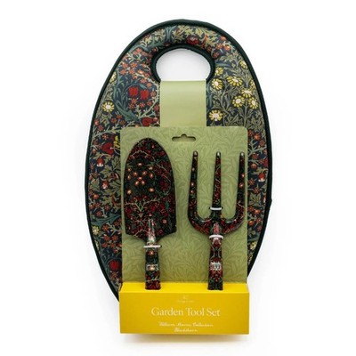 Robert Frederick Orange Grove Gardening Tool & Kneeler Set   William Morris Blac