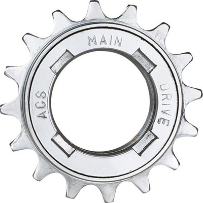 ACS Main Drive Freewheel 17t 17 tooth 1/8 Silver Bike Bicycle Replacement Gear