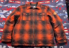 The North Face Men’s Sz M Wool Plaid Jac Shirt Jacket Coat Flannel Quilt Lined