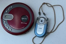 Coby CX-7 AM/FM Pocket Radio GPX CDP3104 Portable CD Player